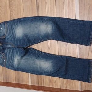 Gap Womens Sexy Boyfriend Fit Jeans Size 6/28 Regular Distressed Medium Wash